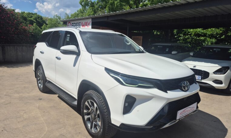 White 2024 Toyota Fortuner 2.4 4x4, front three-quarter view