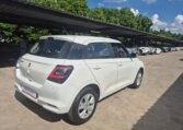 White 2025 Suzuki Swift, rear three-quarter view