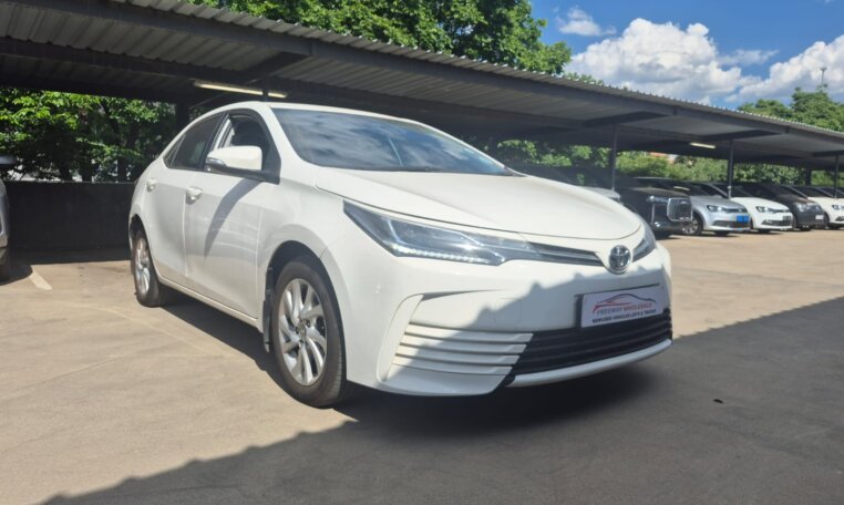 White 2025 Toyota Corolla Quest Exclusive, lower front three-quarter view